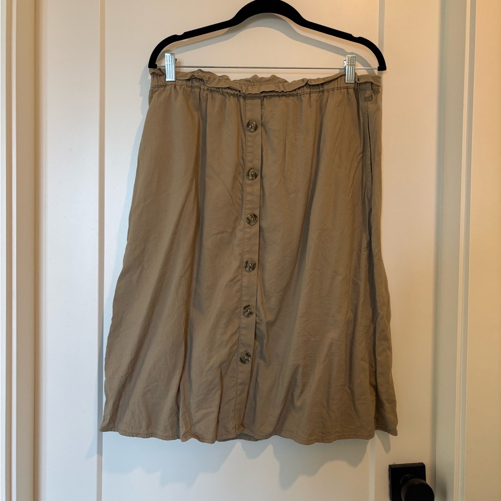 2/$15 Button-Front Skirt WITH POCKETS!